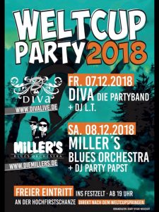 ABGESAGT: Weltcup Party 2018 nach dem FIS Skisprung Weltcup @ Hochfirstschanze